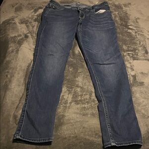 Hollister Women's Dark Blue Skinny Jeans